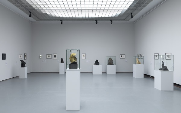 Brancusi, Rosso, Man Ray "Framing Sculpture" installation view at Museum Boijmans Van Beuningen, Rotterdam, 2014