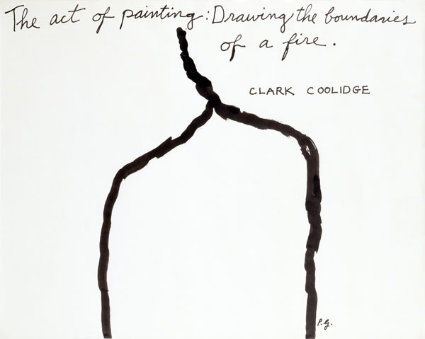Clark Coolidge: The Act of Painting, 1972-1976