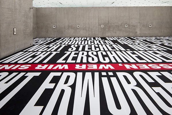 Barbara Kruger "Believe + Doubt" at Kunsthaus Bregenz, 2013