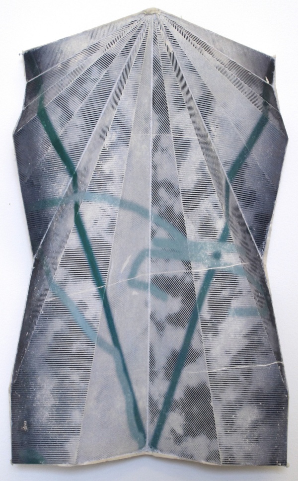 ALEX DORDOY FOLDED, UNFOLDED, SUNK AND SCANNED NO.11 2011