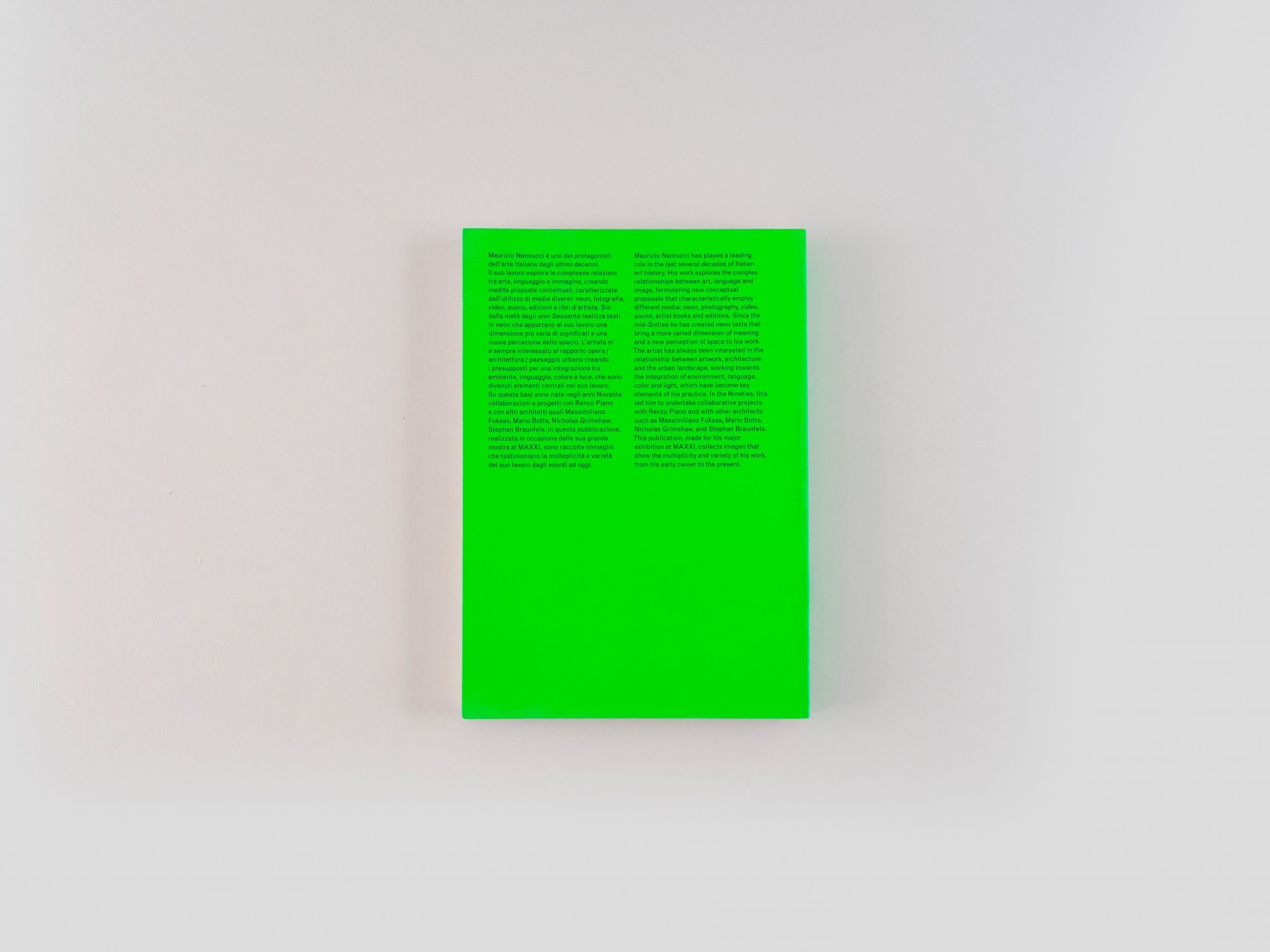 Maurizio Nannucci: Where to Start From — Mousse Magazine and